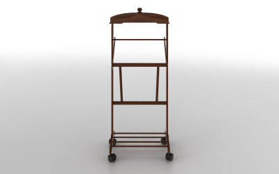 Вешалка напольная Элиса (вишня тёмная №4)