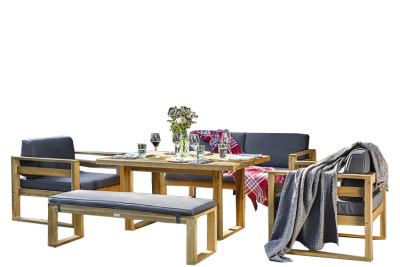 Диванный комплект BOOKA с обеденным столом