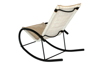 Кресло -качалка текстилен (бежевый)  