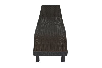Лежак -шезлонг Вико ротанг искусственный (коричневый) (Т)
