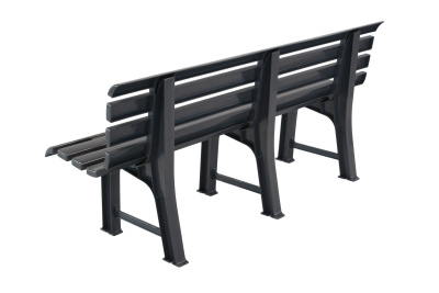 Скамья пластиковая  (антрацит)