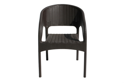 Кресло пластиковое Ola Dom (коричневое)