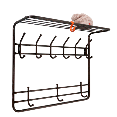 Вешалка 2-х ярусная 80 см (медный антик)