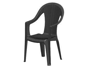 плетеное серое