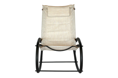 Кресло -качалка текстилен (бежевый)  