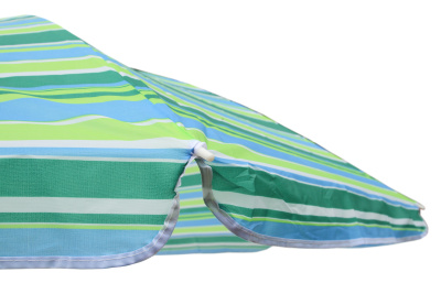 Зонт  2,0м бирюзовая полоска (уп.12шт.) 2 части