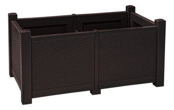 Кашпо плетеное 130л шоколадный