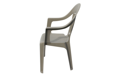 Кресло пластиковое Фламинго (серое)