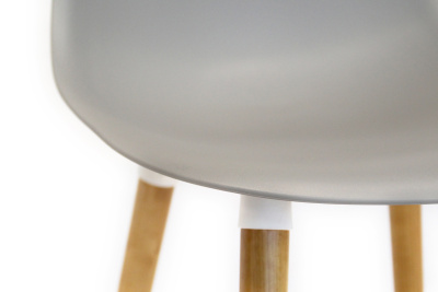 Стул пластиковый Брава серый new