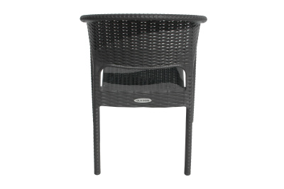 Кресло пластиковое Ola Dom (антрацит)