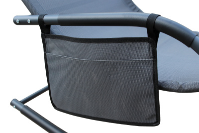 Лежак -качалка Джерси текстилен (серый) 