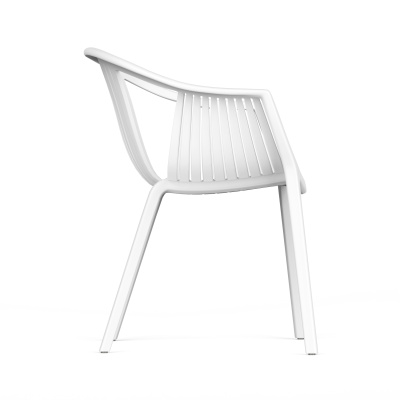 Стул пластиковый ЭСКАЛЕЙТ белый