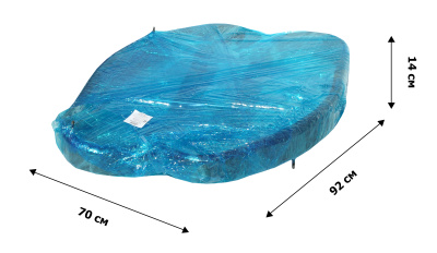 Лежак -шезлонг Модена ротанг искусственный (коричневый) , 2 уп.