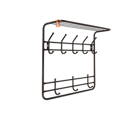 Вешалка 2-х ярусная 60 см (медный антик)