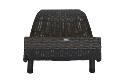 Лежак -шезлонг Вико ротанг искусственный (коричневый) (Т)