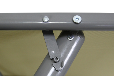 Лежак -шезлонг Маркус текстилен (молочный) (1 уп)