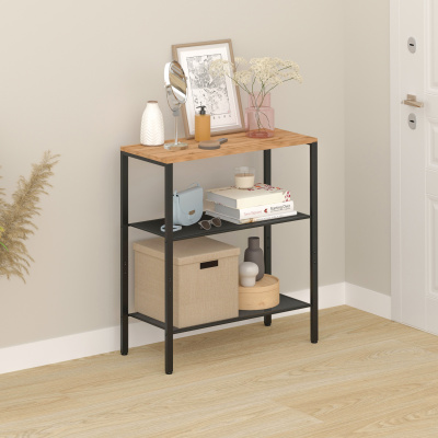 Стеллаж . ТОРОНТО 23 1 уп  (Черный)