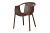 Стул пластиковый ЭСКАЛЕЙТ коричневый