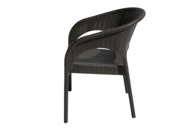 Кресло пластиковое Ola Dom (коричневое)