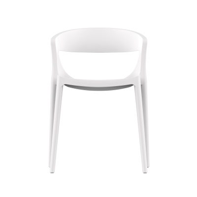 Стул пластиковый ЕВОК белый