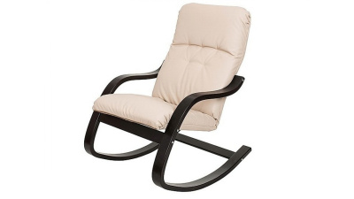 Кресло -качалка Эйр (2 уп. каркас венге 1уп., сиденье миндаль 1 уп.) 