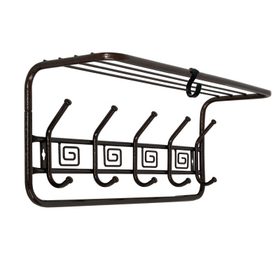 Вешалка с полкой Ажур 60 см (медный антик)