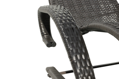 Лежак -шезлонг Модена ротанг искусственный (коричневый) , 2 уп.