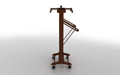 Вешалка напольная Элиса (вишня тёмная №4)