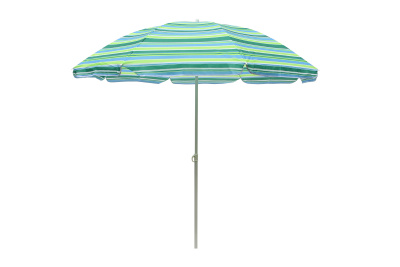 Зонт  2,0м бирюзовая полоска (уп.12шт.) 2 части