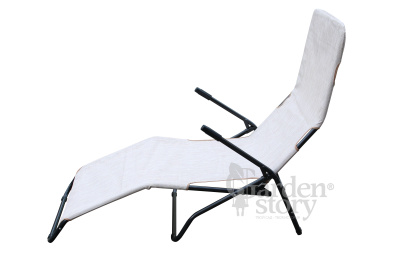 Кресло -шезлонг Лагуна (каркас серый, серый), 1 уп. *