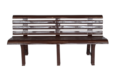 Скамья пластиковая  (коричневая)