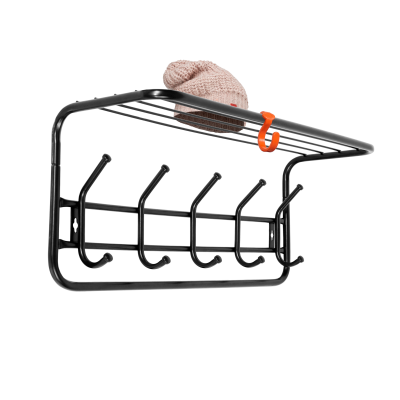 Вешалка с полкой 60 см (черный)