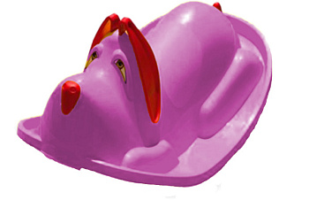 Качалка Собачка малин