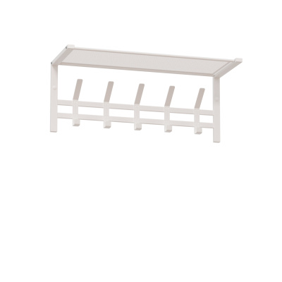 Вешалка Торонто 21 с полкой 1 уп. (Белый)