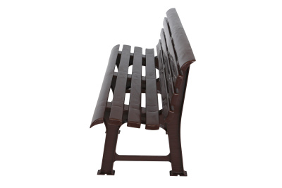 Скамья пластиковая  (коричневая)