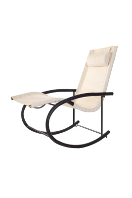 Кресло -качалка текстилен (бежевый)  