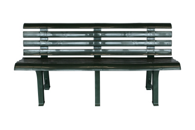 Скамья пластиковая  (темно-зеленая)