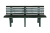 Скамья пластиковая  (темно-зеленая)