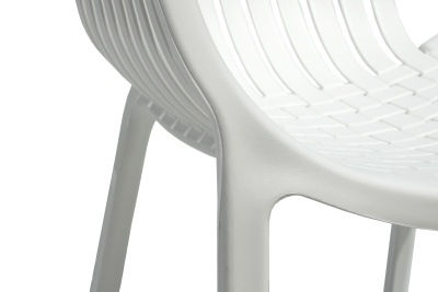 Стул пластиковый ЭСКАЛЕЙТ белый