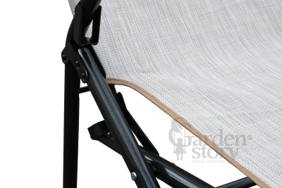 Кресло -шезлонг Лагуна (каркас серый, серый), 1 уп. *