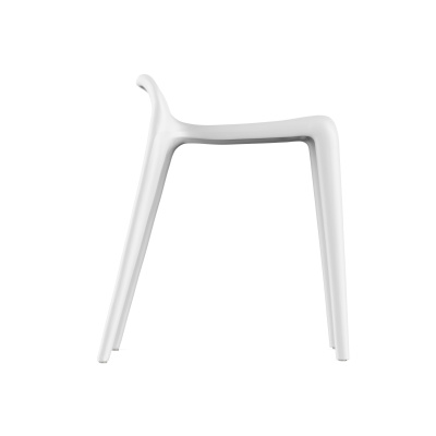 Табурет пластиковый ЭСПЕЙС белый