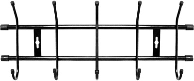 Вешалка настенная ВН5 5 крючков (черная)