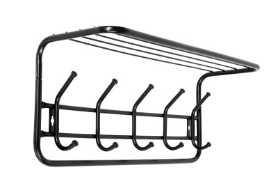 Вешалка с полкой 60 см (черный)