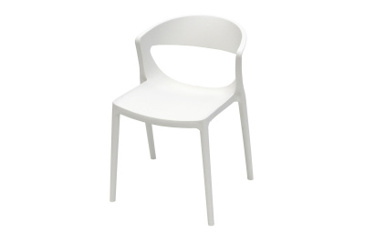 Стул пластиковый ЕВОК белый