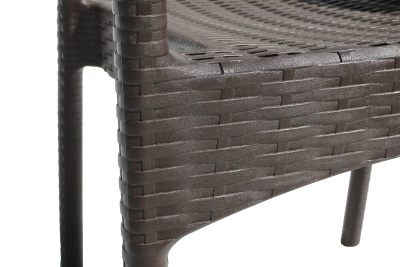 Кресло пластиковое Ola Dom (коричневое)