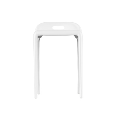 Табурет пластиковый ЭСПЕЙС белый