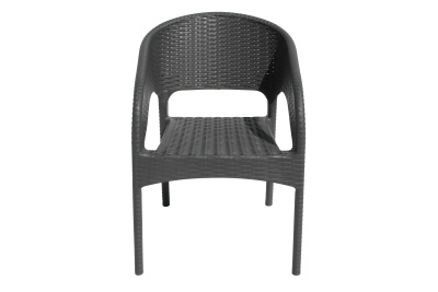 Кресло пластиковое Ola Dom (антрацит)