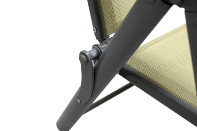 Лежак -шезлонг Маркус текстилен (молочный) (1 уп)