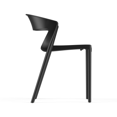 Стул пластиковый ЕВОК черный