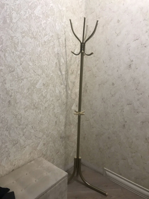 Вешалка напольная ВК6 6 крючков (золотая)